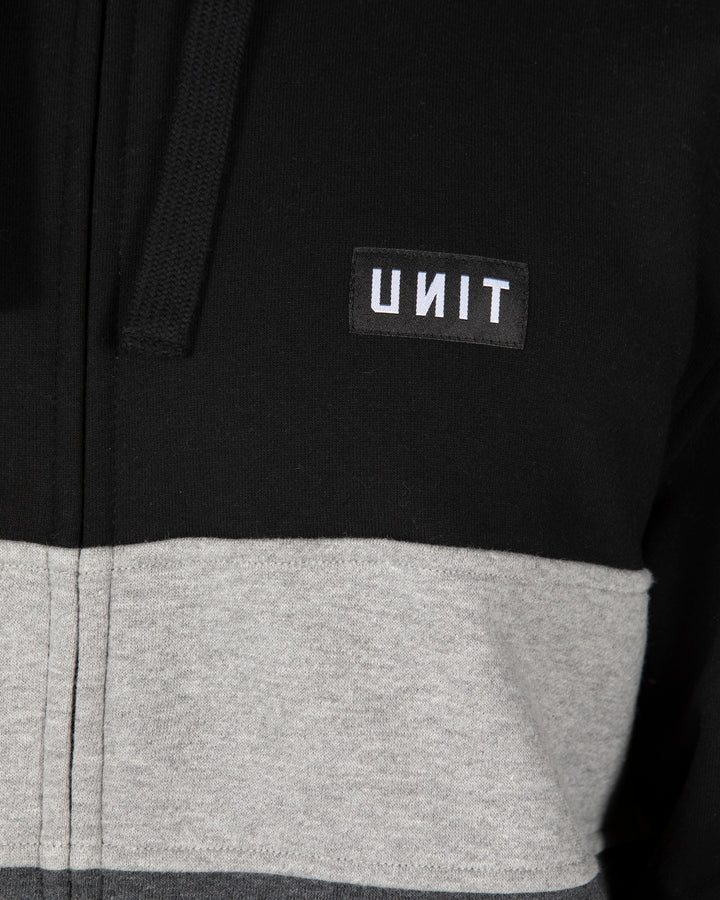 UNIT Mens Unite Zip Thru Hoodie - Sherpa Lined