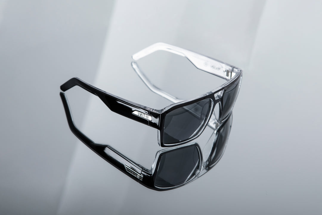 UNIT Sunglasses Command -  Black Silver Polarised