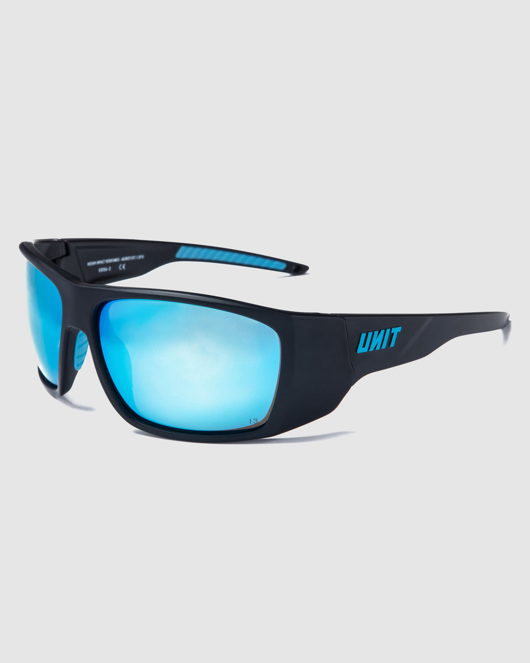 UNIT Combat - Medium Impact Safety Sunglasses - Blue