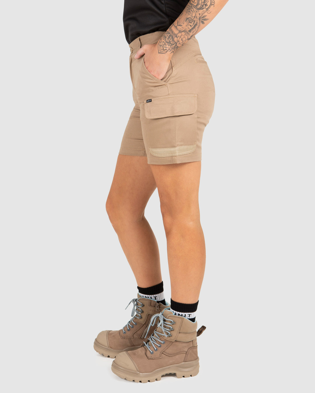 UNIT Ladies Workwear Staple Cargo Shorts