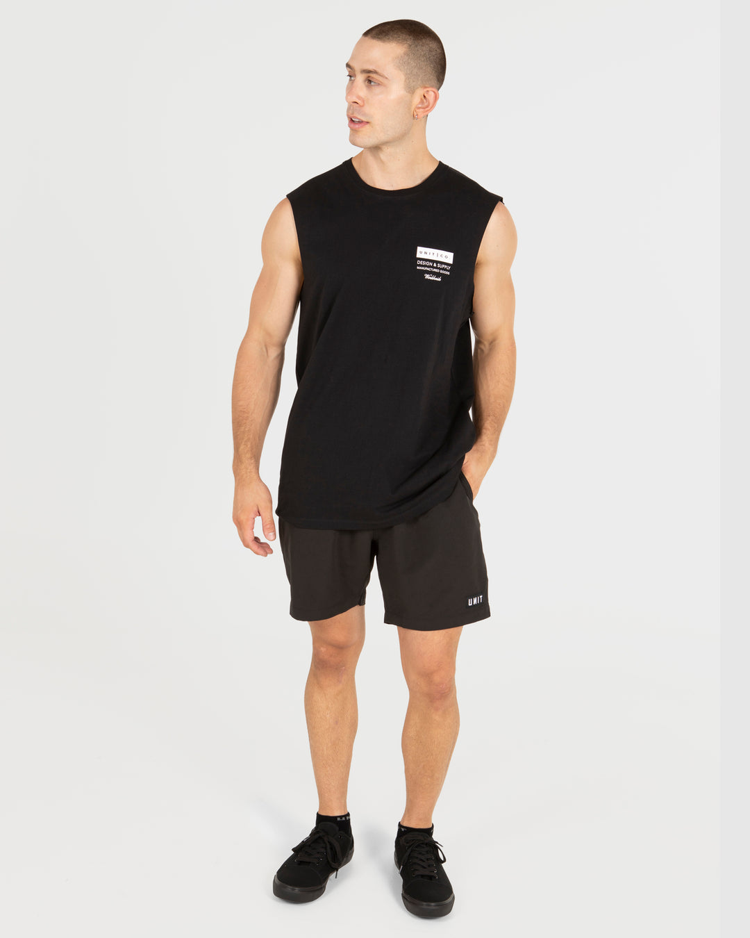 UNIT Mens Plate Muscle Tee