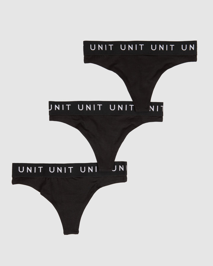 UNIT Layer Ladies Thong - 3 Pack