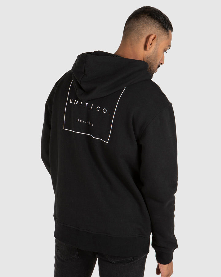 UNIT Mens Cubic Pull Over Hoodie