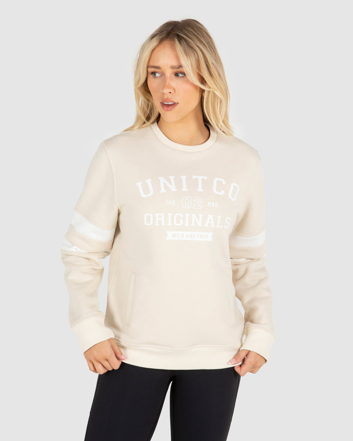 UNIT Ladies College Crew Sweater